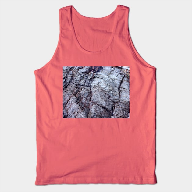 Geology Rocks - Blue Outcrop. Panther Beach, Highway 1, California Tank Top by IgorPozdnyakov